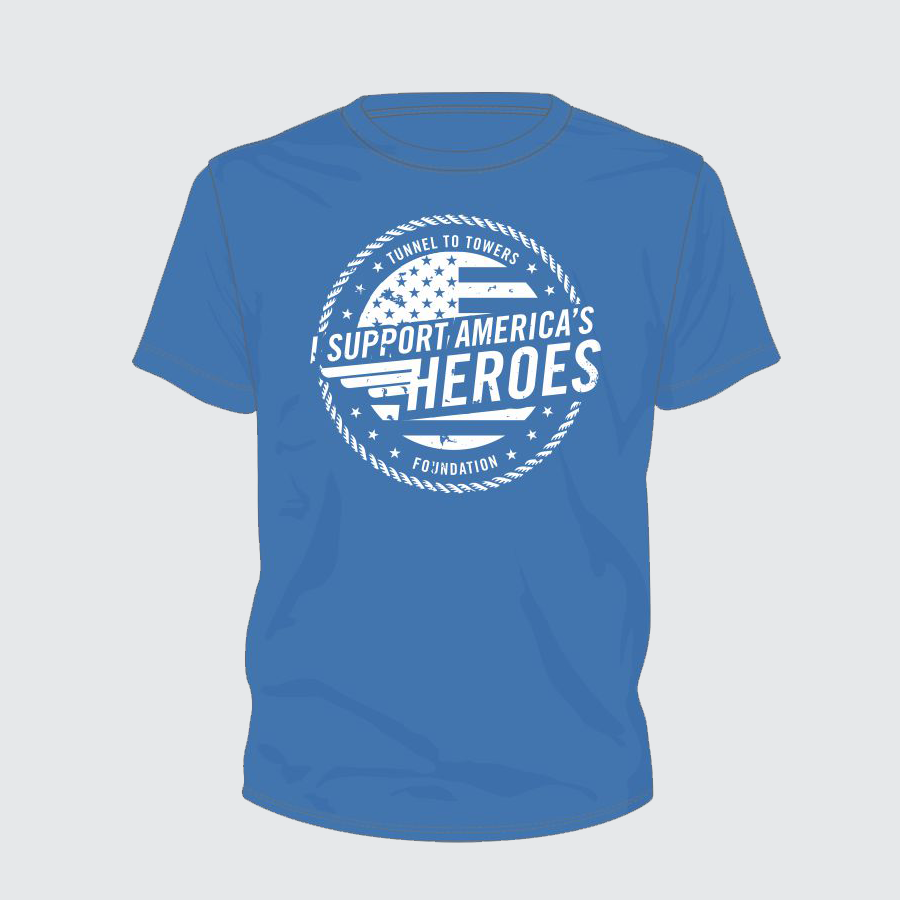 T2T Heroes Tee - YOUTH (Blue) - CLOSEOUT