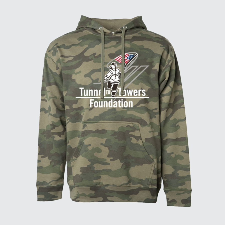 camo hoodle from Tunel to Towers Shop