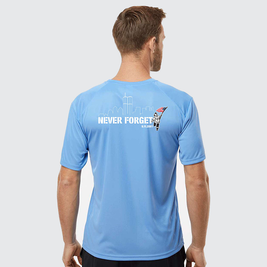 T2T Never Forget Performance Tee - Unisex (Bimini Blue) NEW COLOR!