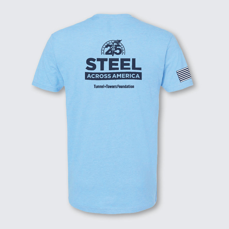 T2T 25th Anniversary Steel Across America – Unisex (Sky) NEW!