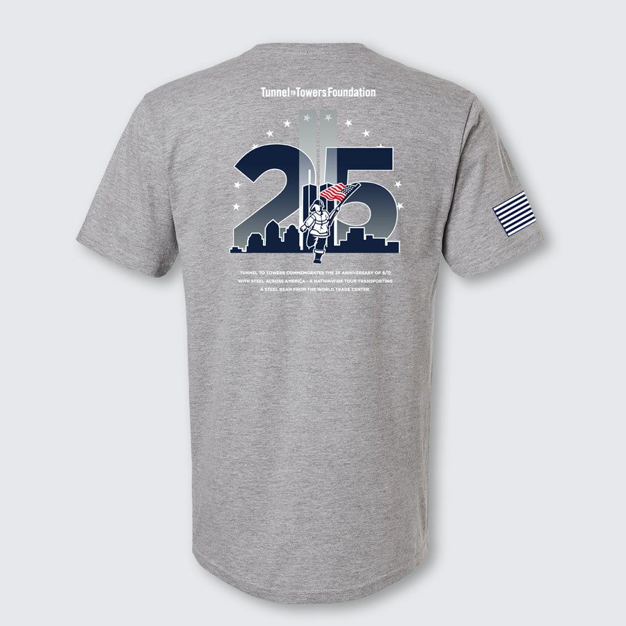 T2T 25th Anniversary Steel Across America – Unisex (Sport Grey) NEW!