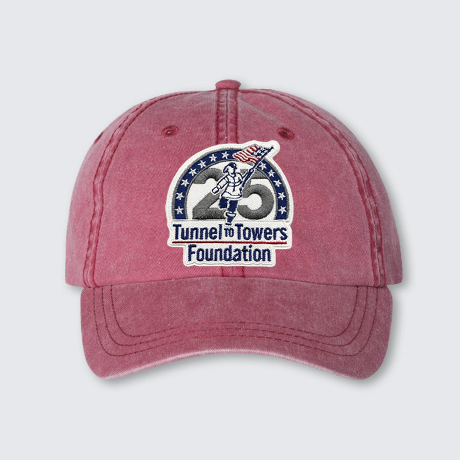 T2T 25th Anniversary Twill Hat (Pigment Dyed Cardinal) RESTOCK COMING SOON!