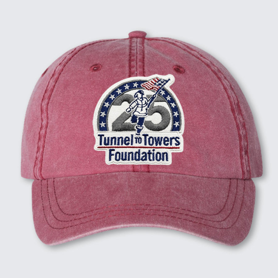 T2T 25th Anniversary Twill Hat (Pigment Dyed Cardinal)