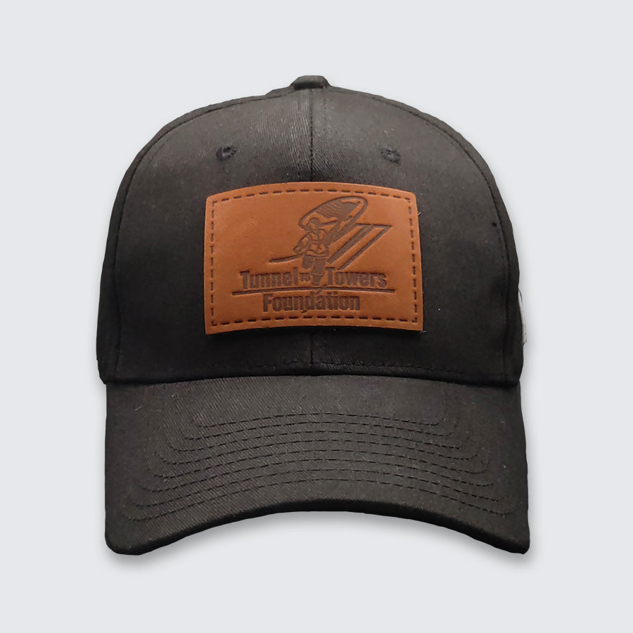 T2T Leather Patch Hat (Black)