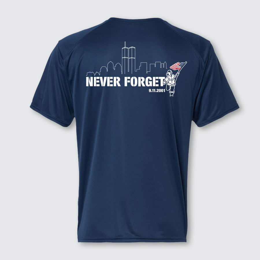 T2T Never Forget Performance Tee - Unisex (Navy)