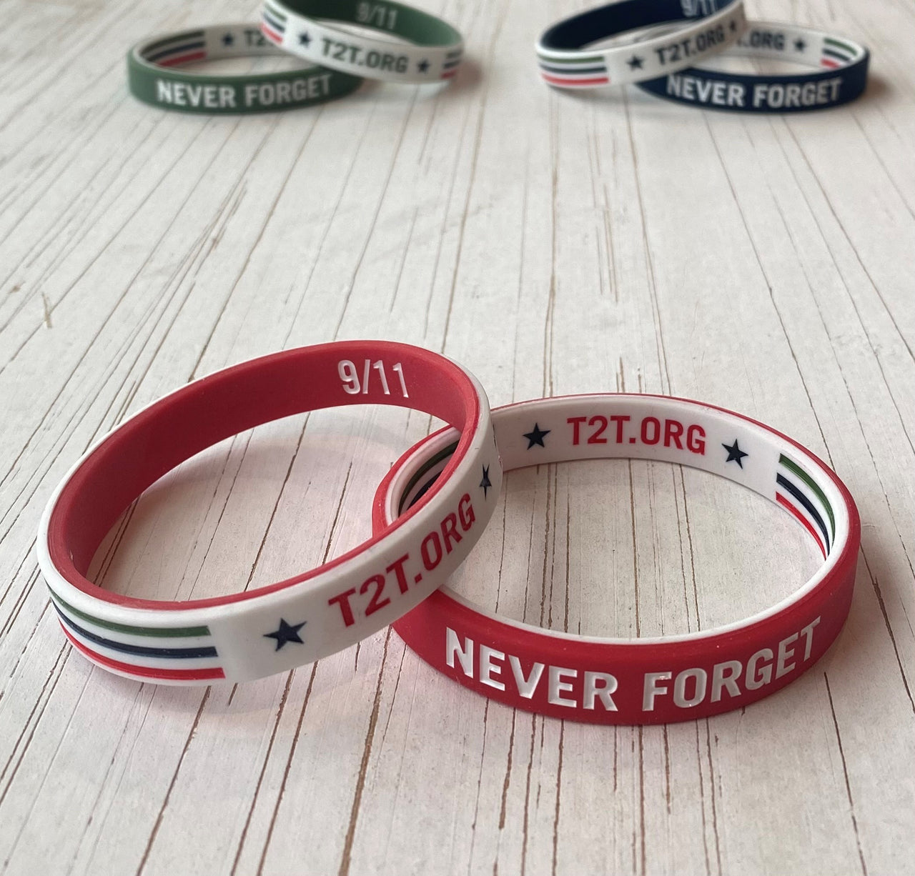 Remembrance Bands™ - Fire Engine Red