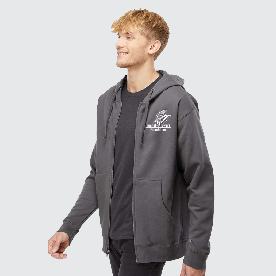 T2T Full Zip Sweatshirt Jacket - Unisex (Charcoal)