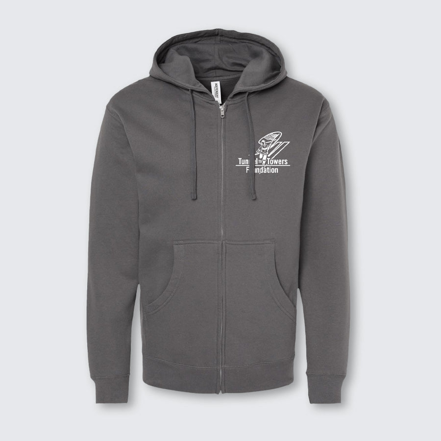 T2T Full Zip Sweatshirt Jacket - Unisex (Charcoal)