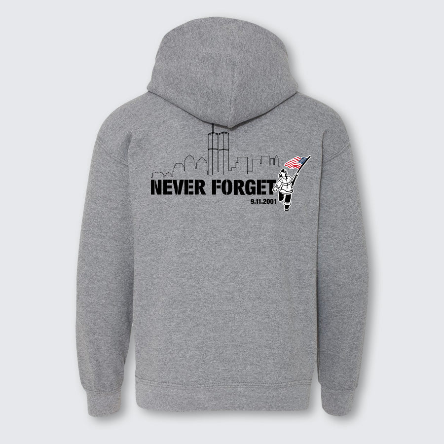 T2T Never Forget Hoodie – Youth - (Grey)