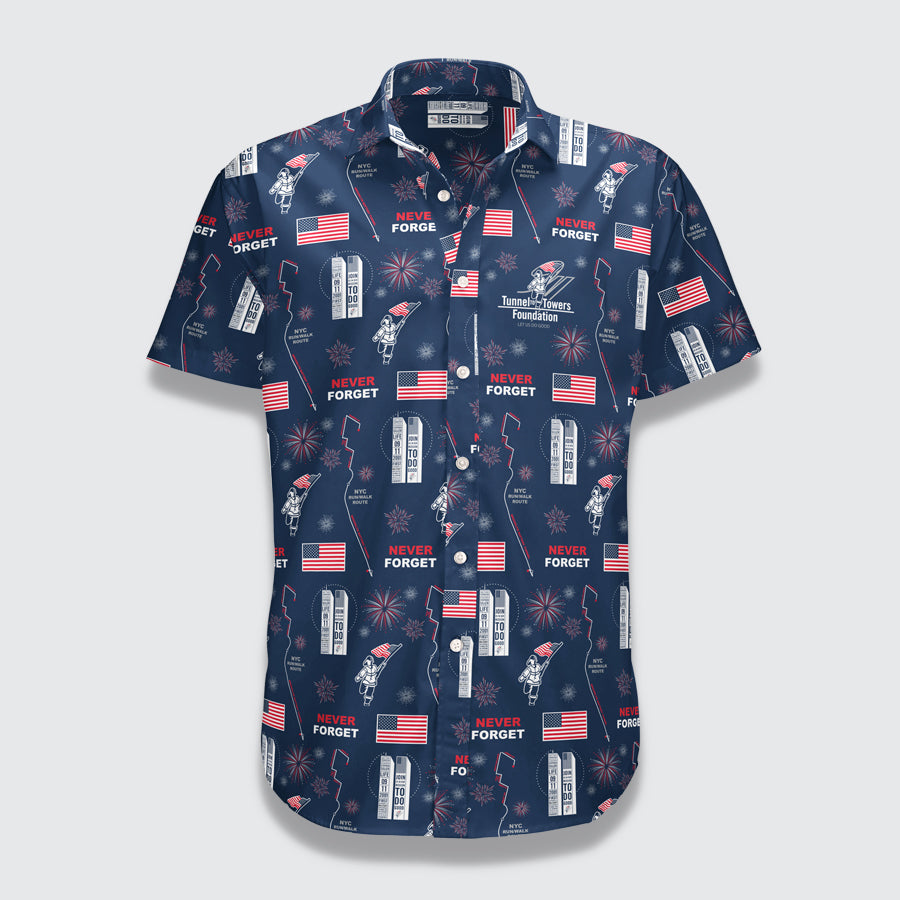 Button Down Shirt (featuring NYC 5K Run/Walk Route)