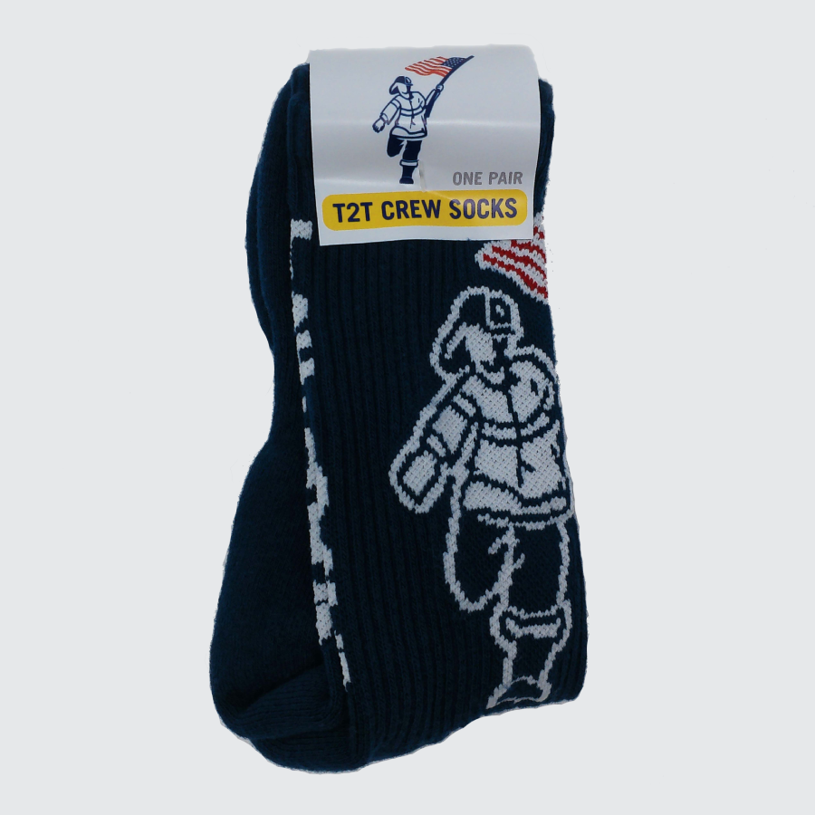 T2T Crew Socks (Navy)