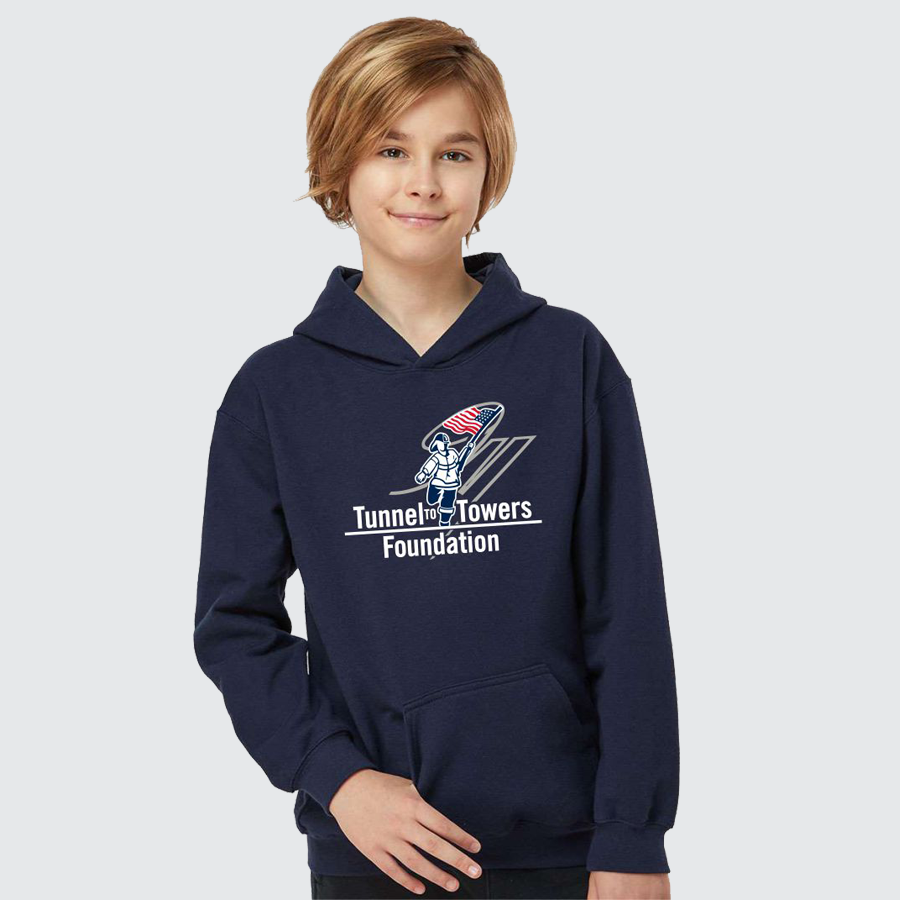 T2T Logo Hoodie- YOUTH (Navy)