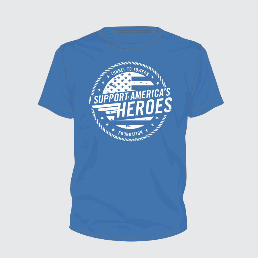 T2T Heroes Tee - YOUTH (Blue) - CLEARANCE