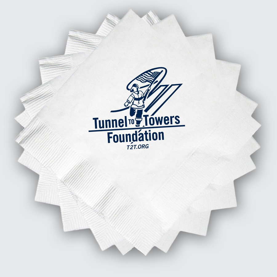 T2T Event Beverage Napkins - 25 PACK (White) SALE!